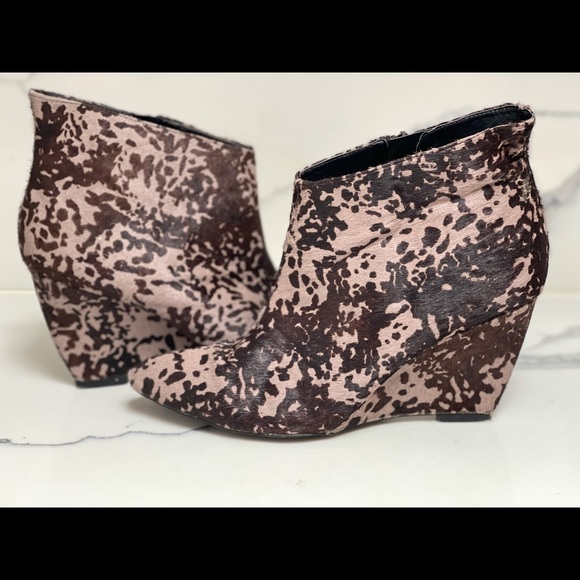 Suede Wedge Boots Wayne By Wayne Cooper 
